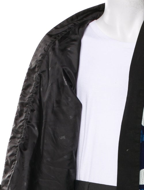 A Bathing Ape Camo Kimono Printed Parka