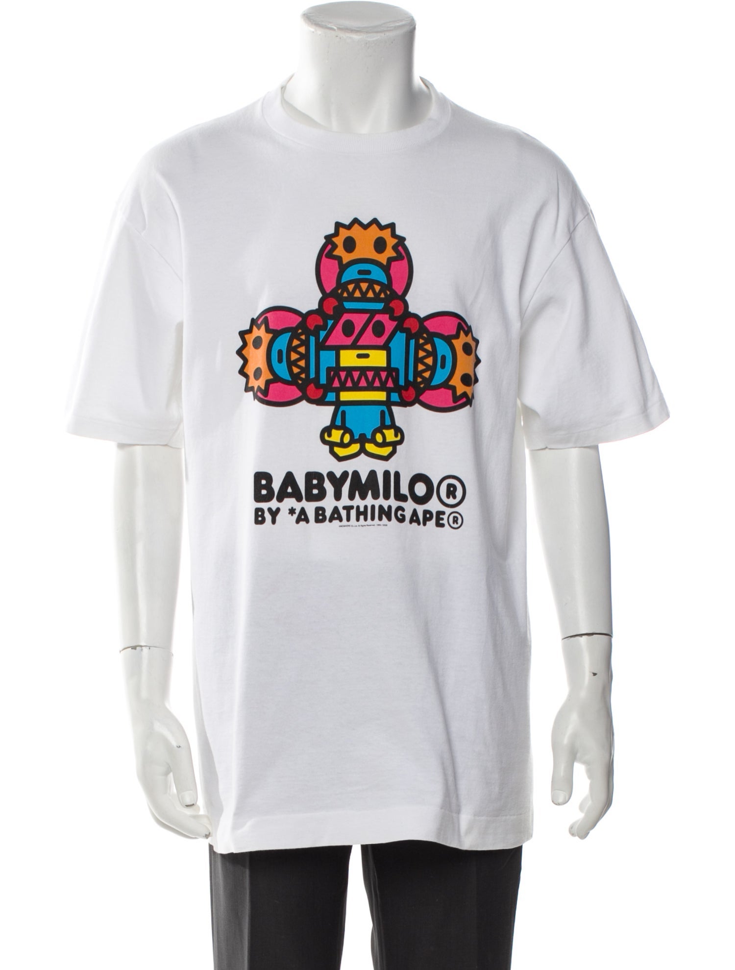 A Bathing Ape Graphic Print Crew Neck T-Shirt