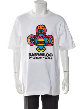 A Bathing Ape Graphic Print Crew Neck T-Shirt