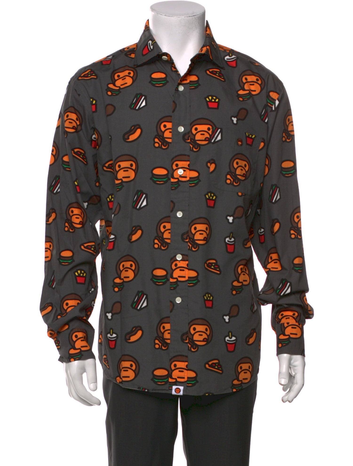 BAPE Baby Milo Junk Food Printed Shirt