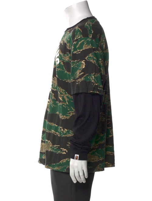 A Bathing Ape College Logo Printed T-Shirt