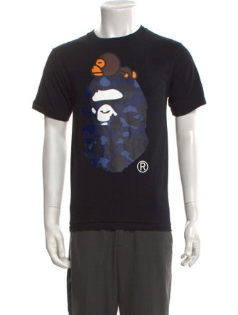 A Bathing Ape Graphic Print Crew Neck T-Shirt