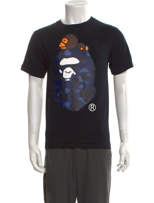 A Bathing Ape Graphic Print Crew Neck T-Shirt