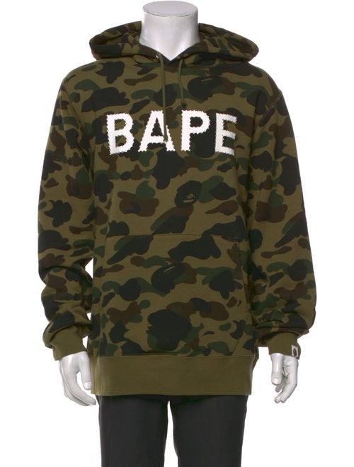 A Bathing Ape Camouflage Print Crew Neck Hoodie