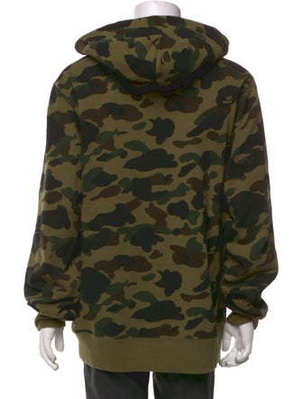 A Bathing Ape Camouflage Print Crew Neck Hoodie
