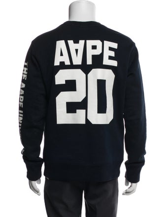 Aape by A Bathing Ape Graphic Print Crew Neck Pullover