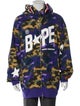A Bathing Ape x Heron Preston Shark Zip Up Camouflage Print Parka