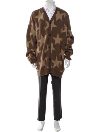 A Bathing Ape Printed V-Neck Cardigan