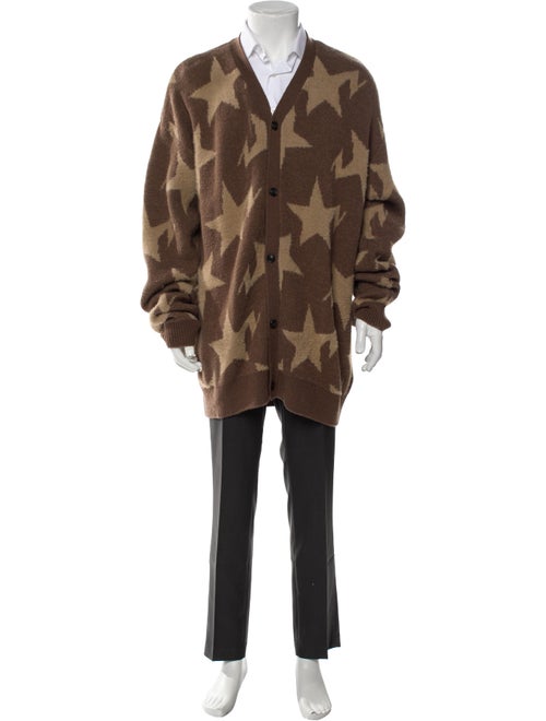 A Bathing Ape Printed V-Neck Cardigan