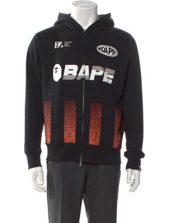 BAPE Soccer Graphic Print Hoodie