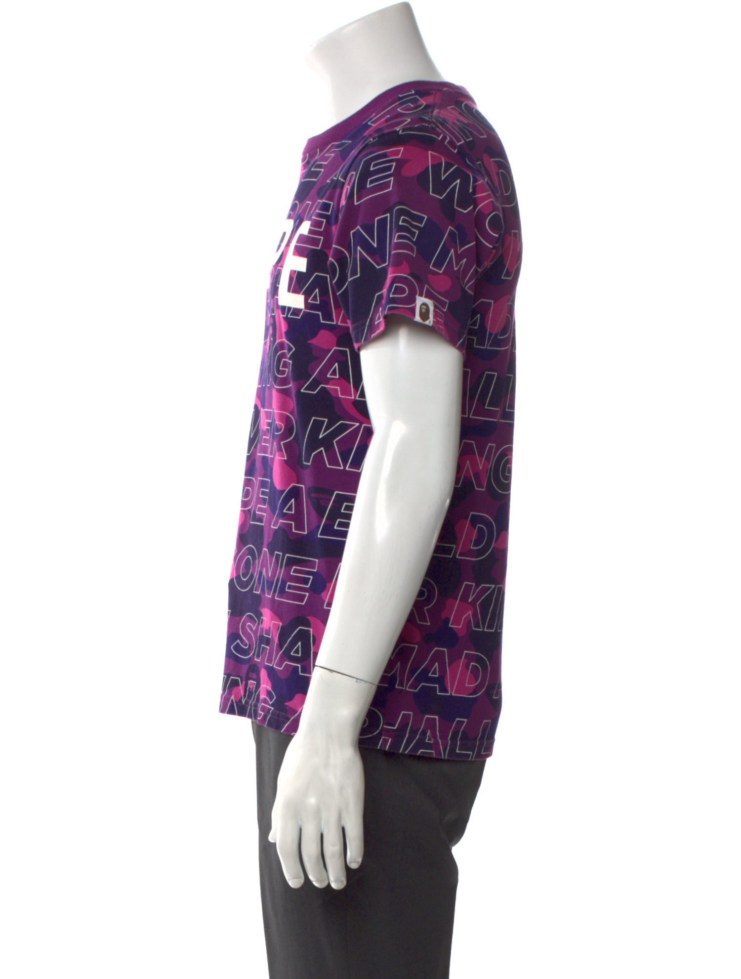 BAPE Ape Shall Never Kill Ape Graphic Print T-Shirt