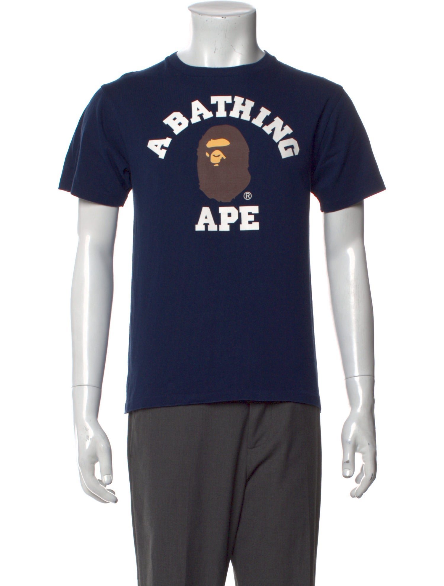 BAPE College Logo Graphic Print T-Shirt