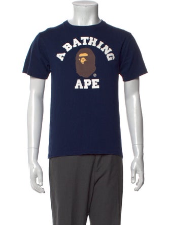 BAPE College Logo Graphic Print T-Shirt
