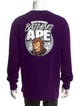 A Bathing Ape 2023 Ape Graphic L/S 'Purple' Henley