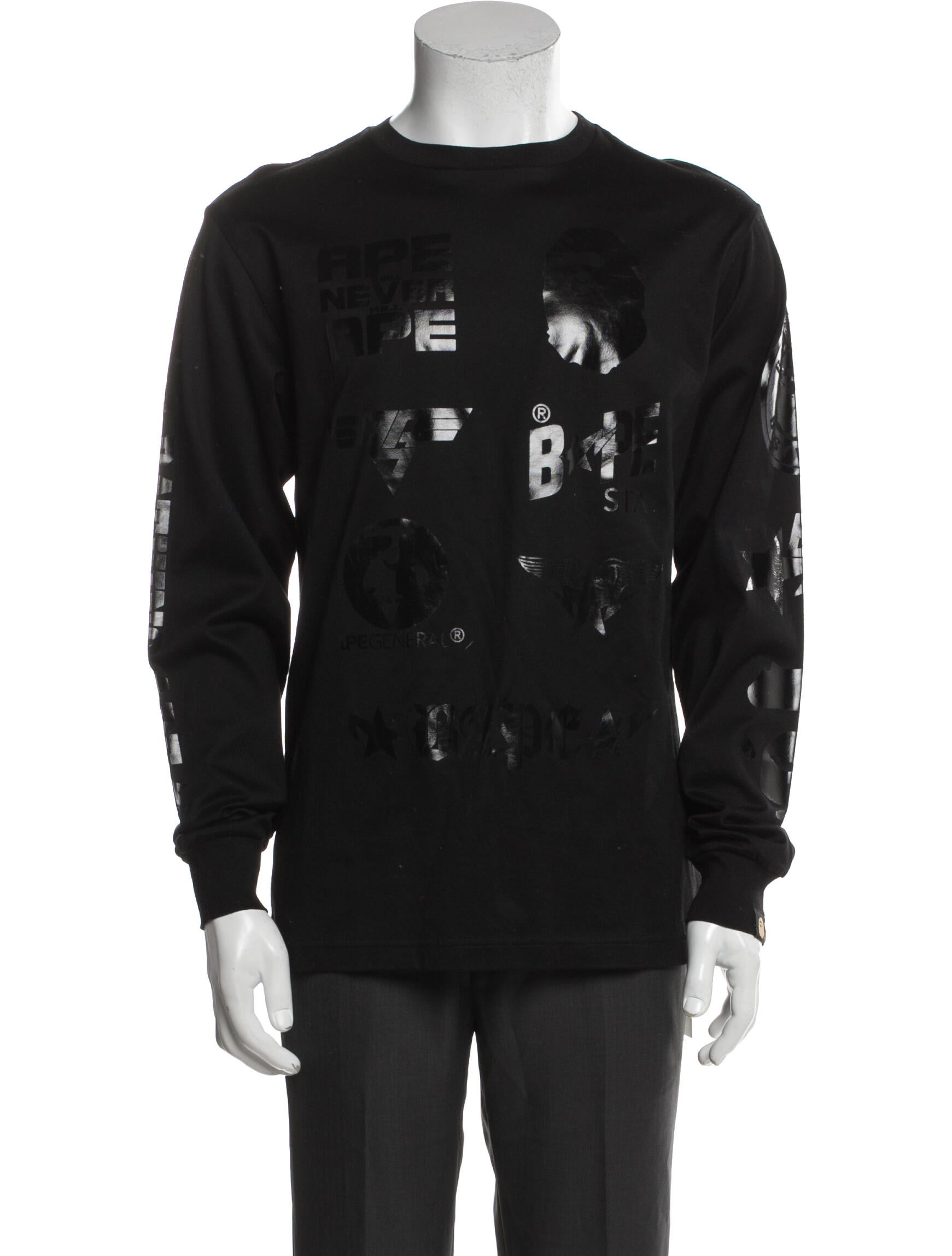 A Bathing Ape Graphic Print Crew Neck T-Shirt