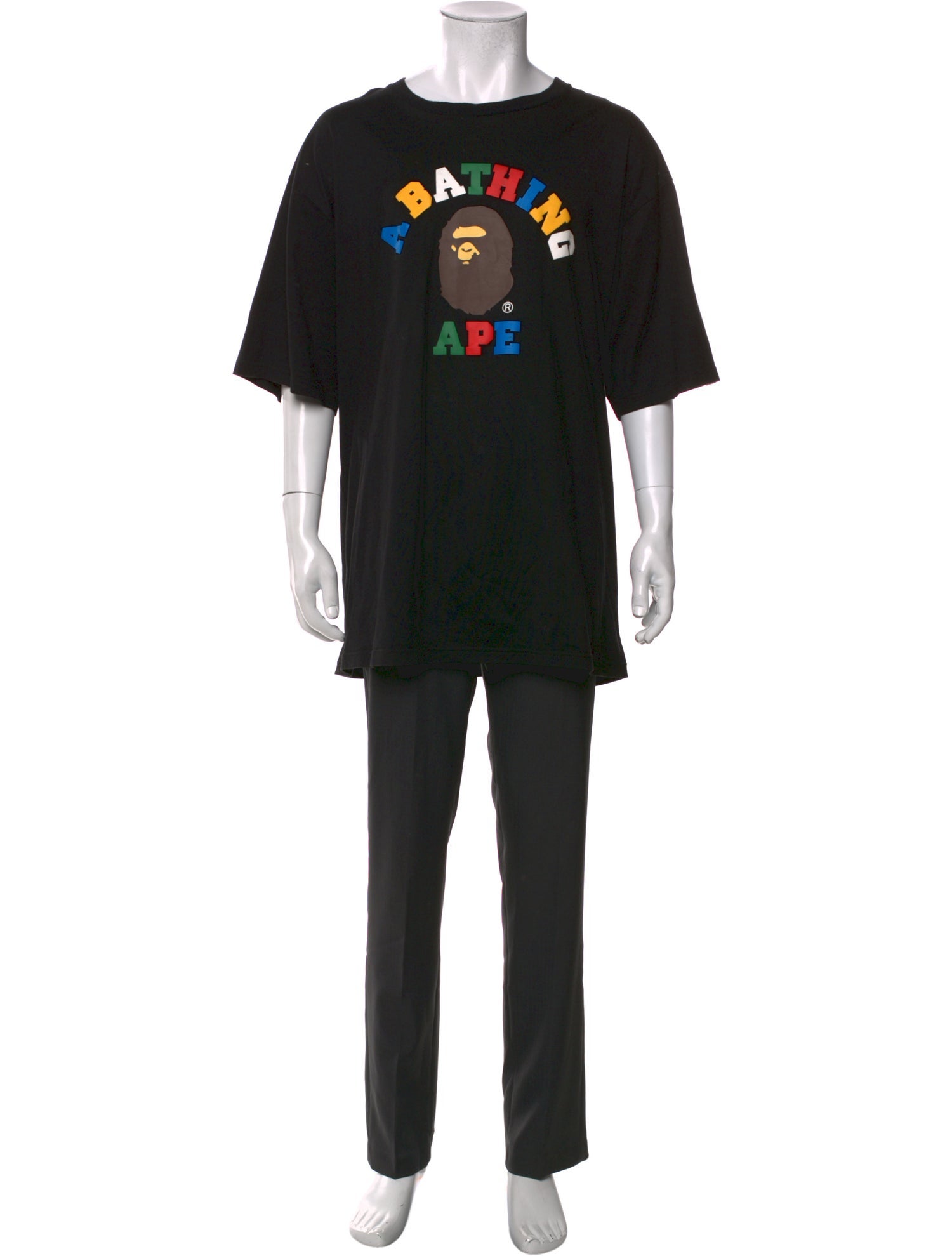 BAPE College Logo Graphic Print T-Shirt