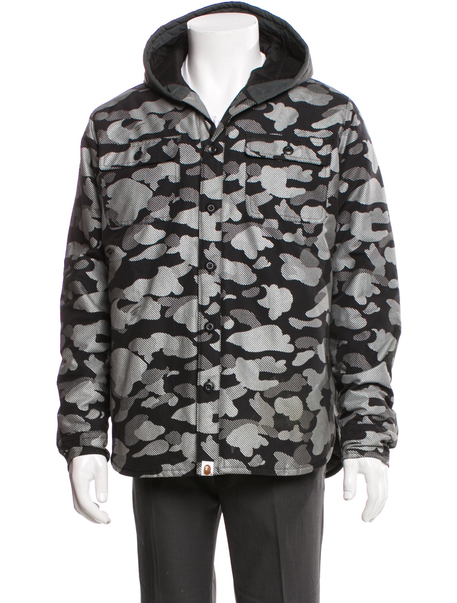 A Bathing Ape Animal Print Parka