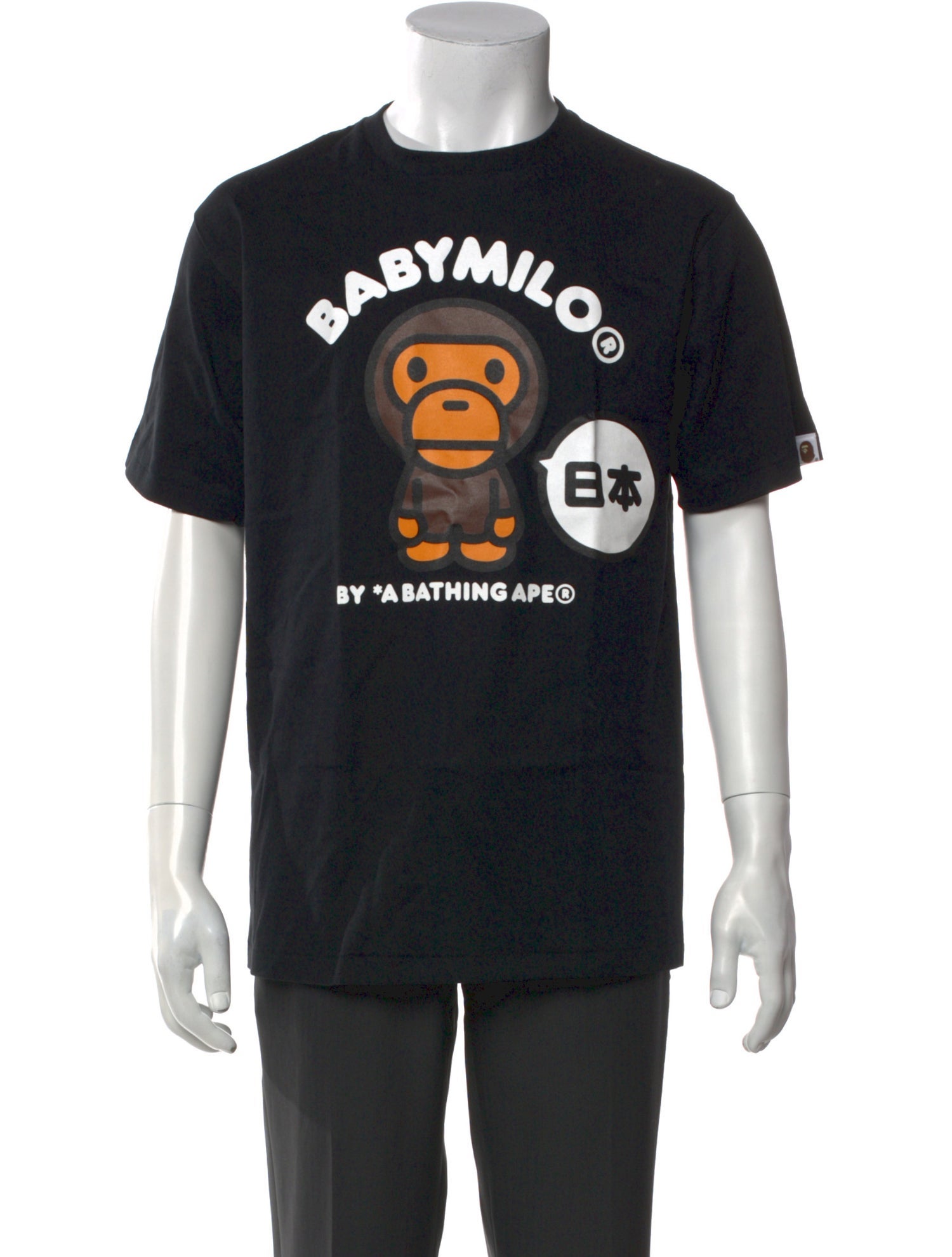 BAPE Baby Milo Graphic Print T-Shirt