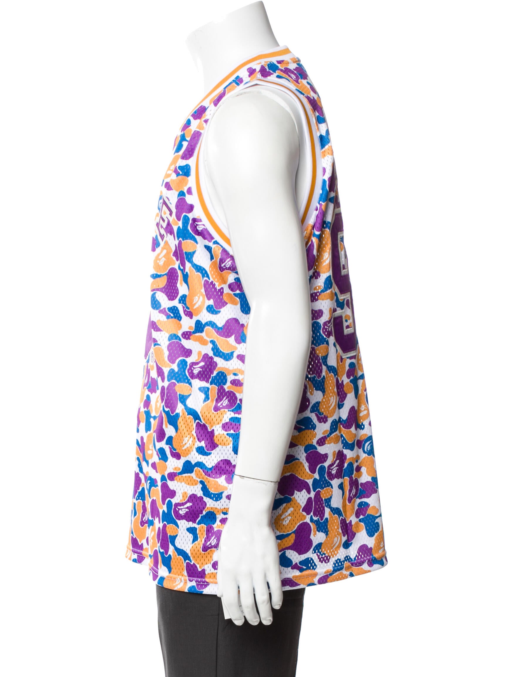 A Bathing Ape LAPE Camouflage Printed Henley