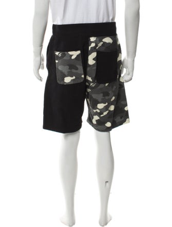 A Bathing Ape Shark Split City Camo Jogger Shorts