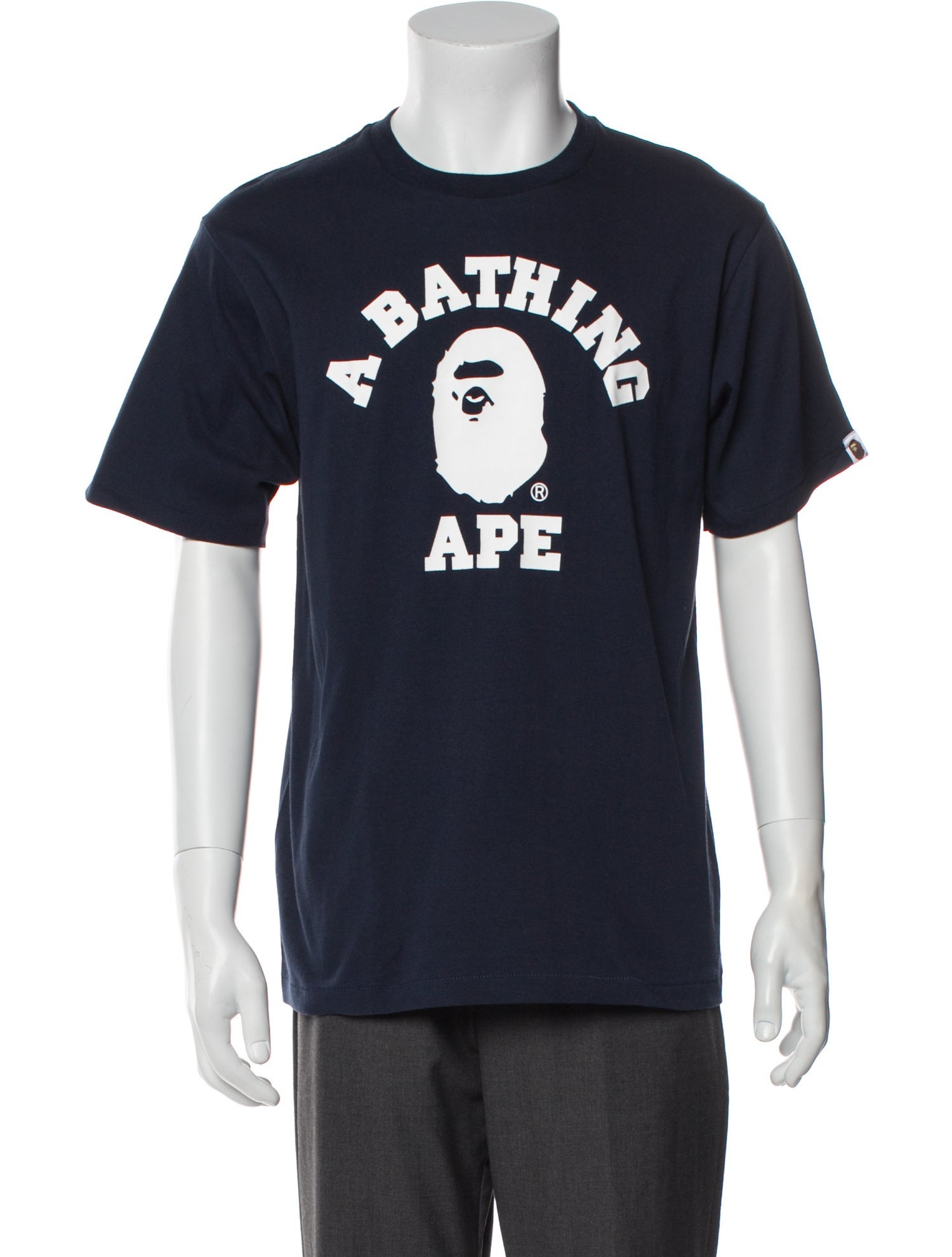 A Bathing Ape Logo Graphic Print T-Shirt