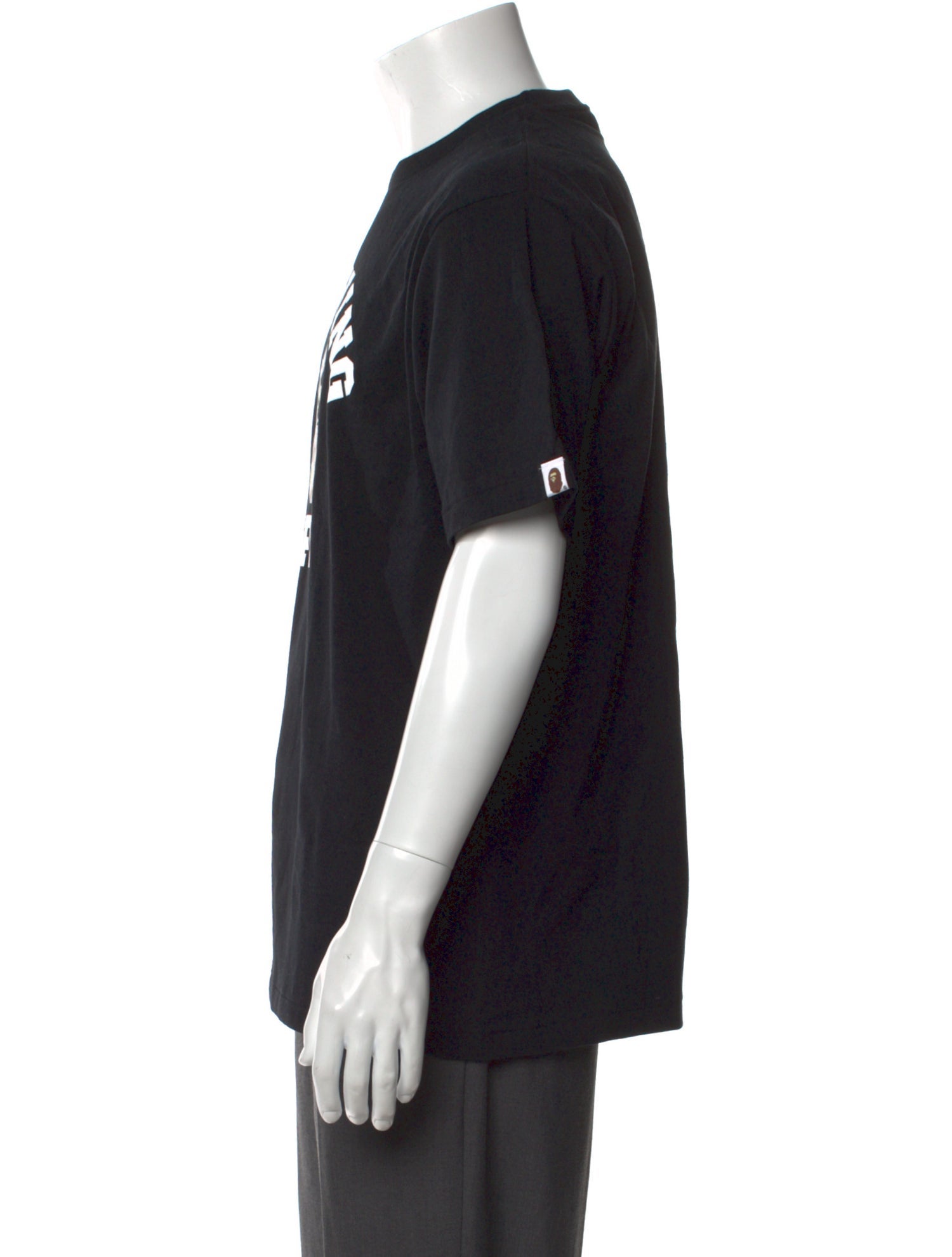 A Bathing Ape College Logo Graphic Print T-Shirt