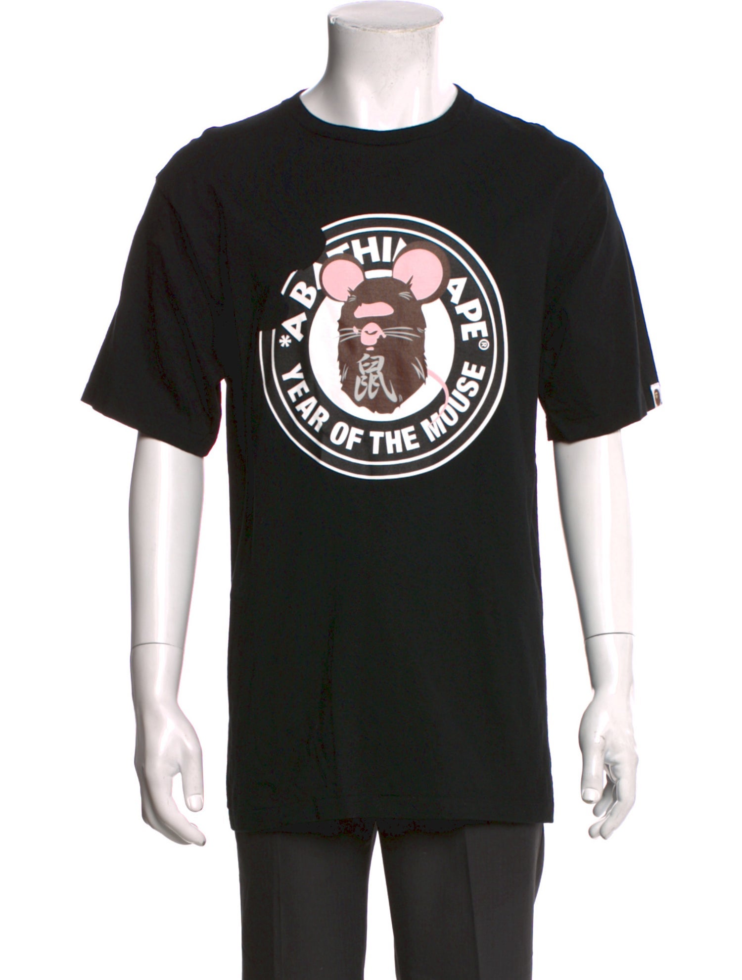 A Bathing Ape Graphic Print Crew Neck T-Shirt