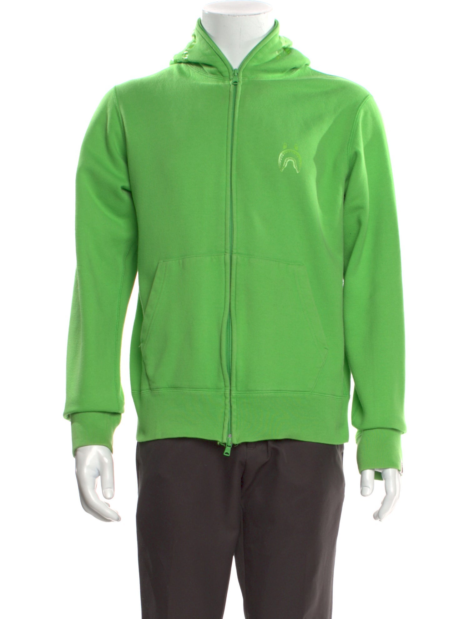 A Bathing Ape Shark Full Zip V-Neck Hoodie