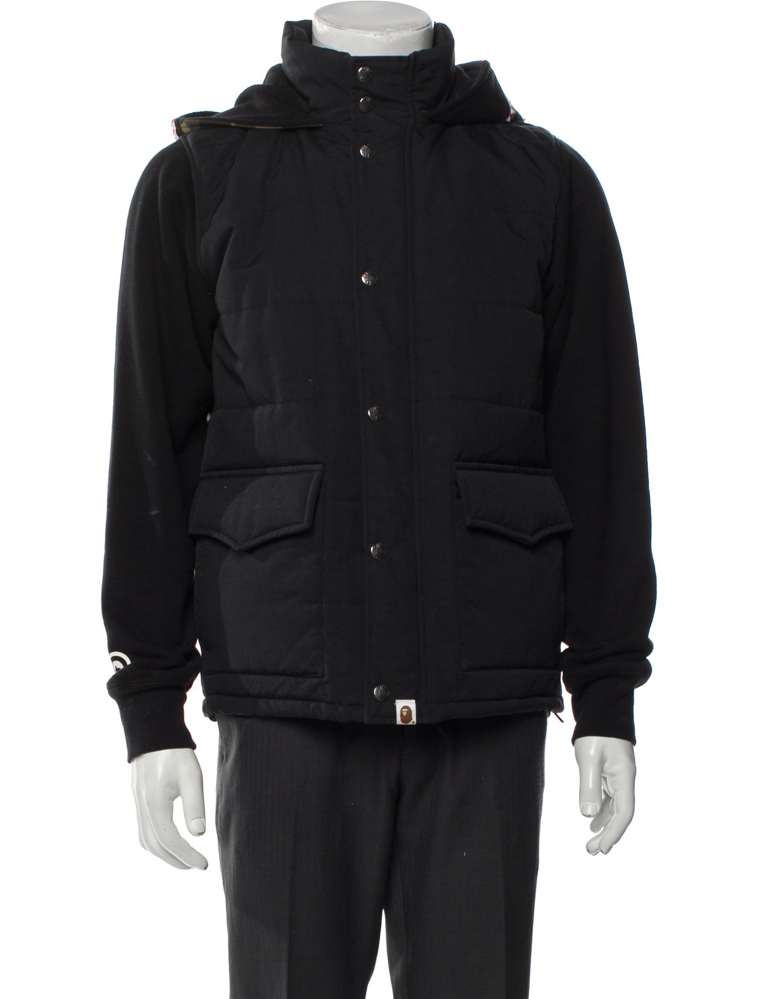 A Bathing Ape Signature Logo Parka