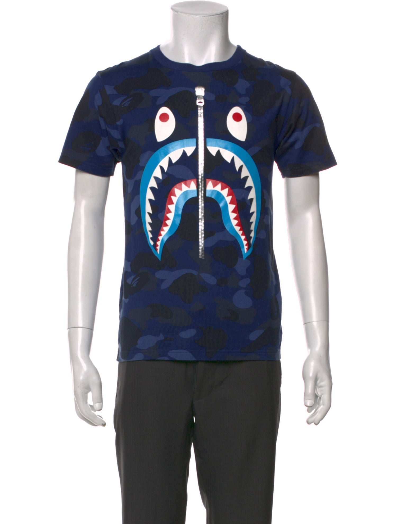 A Bathing Ape Printed Crew Neck T-Shirt
