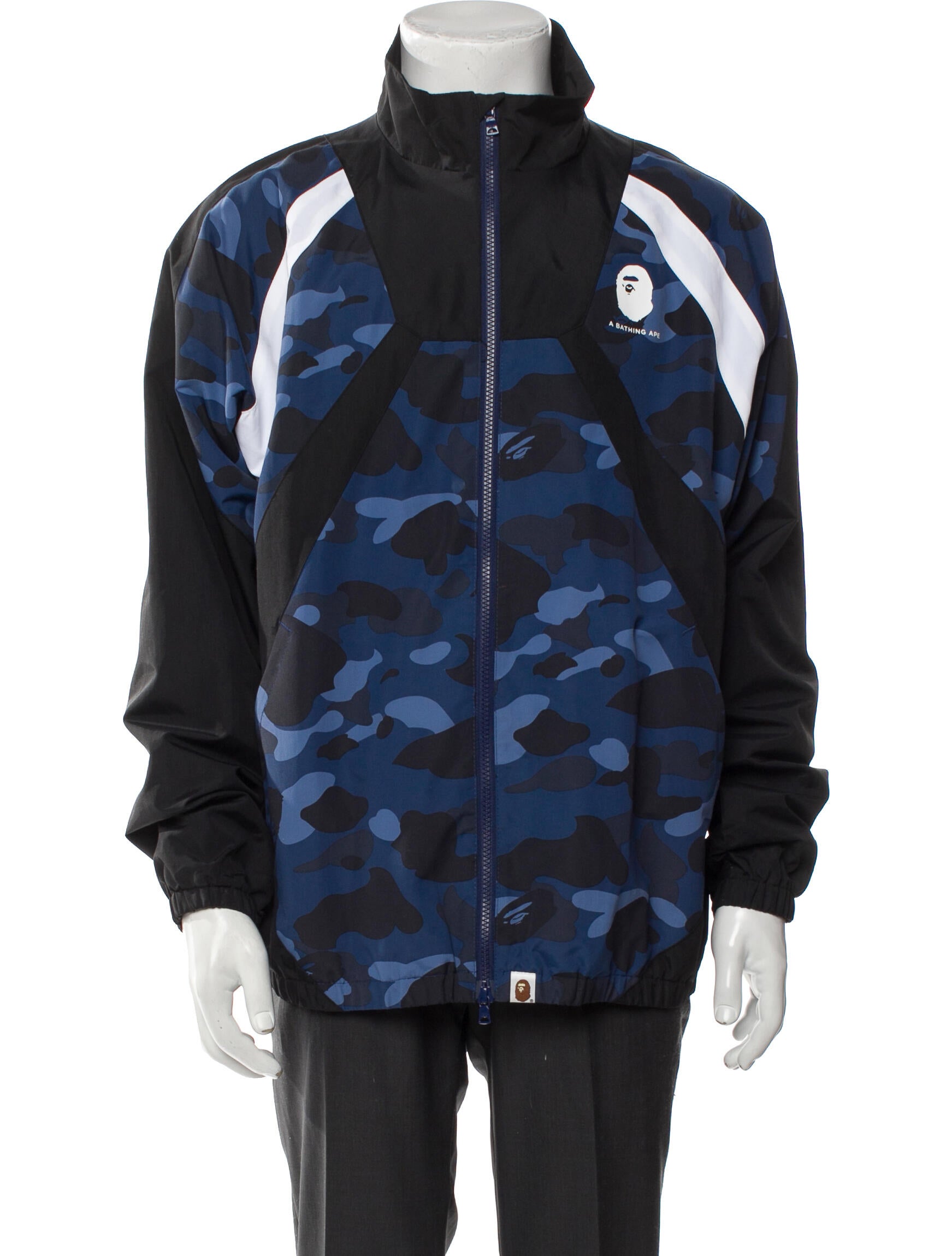 A Bathing Ape Camo Track Printed Parka