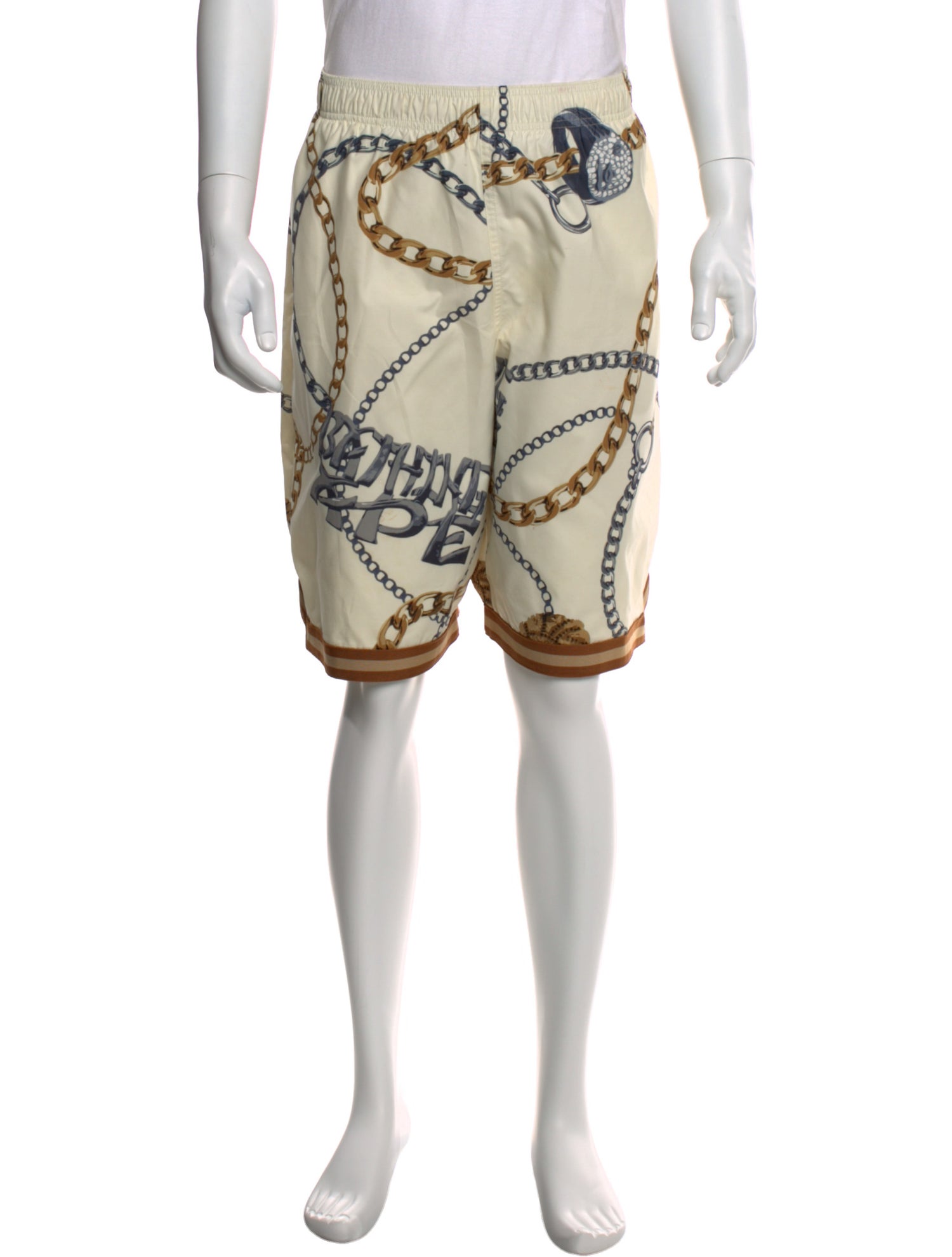 A Bathing Ape Printed Athletic Shorts
