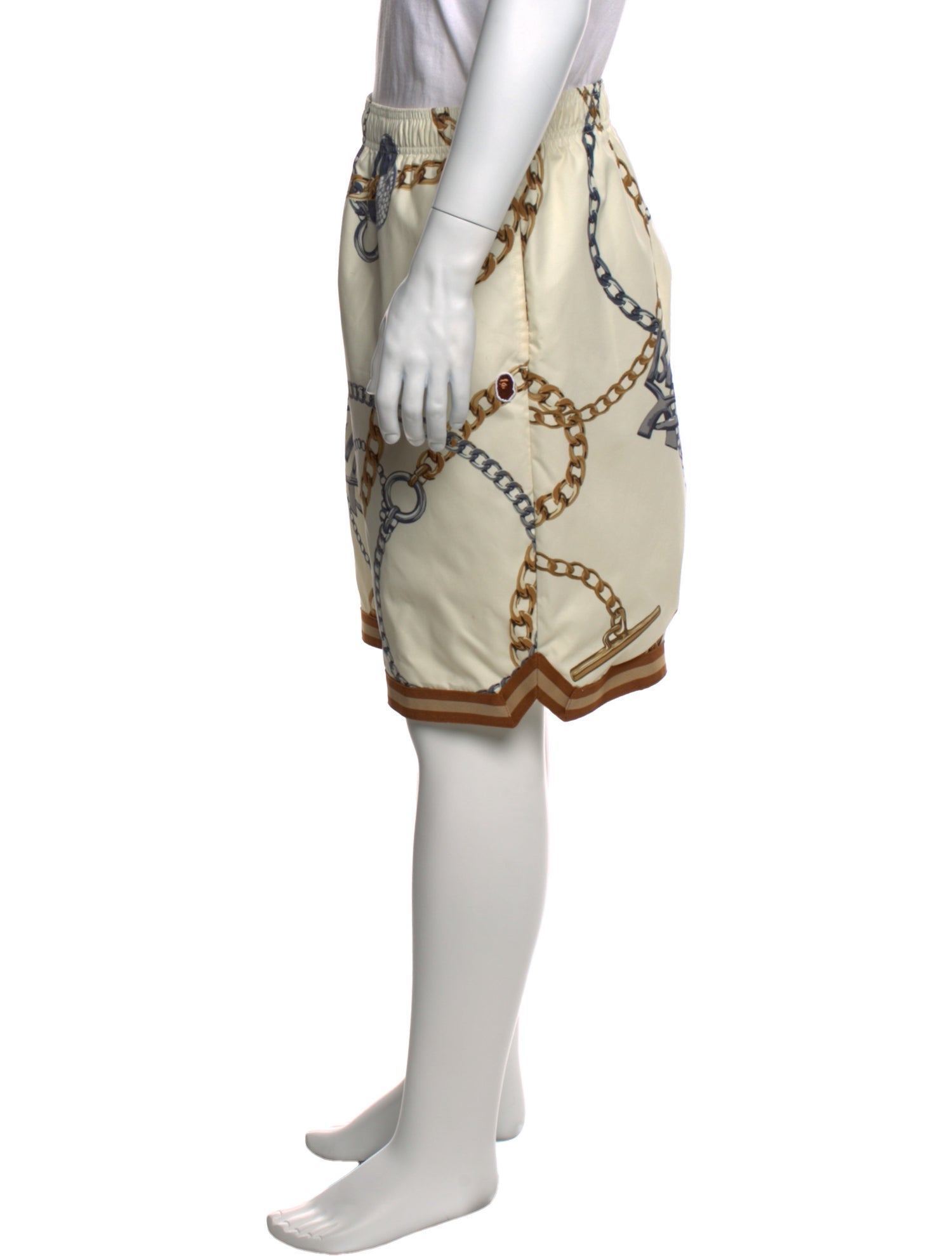 A Bathing Ape Printed Athletic Shorts