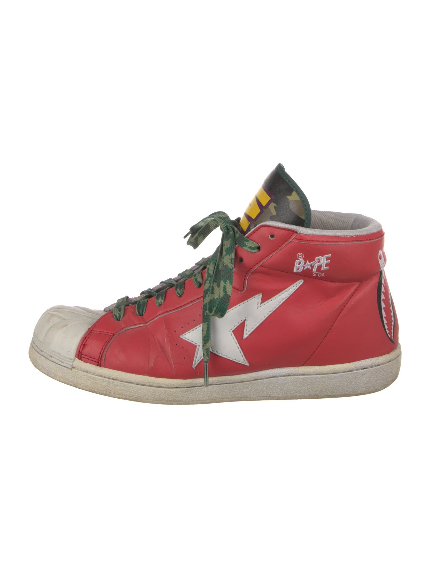 A Bathing Ape Shark Skull Sta Hi Sneakers