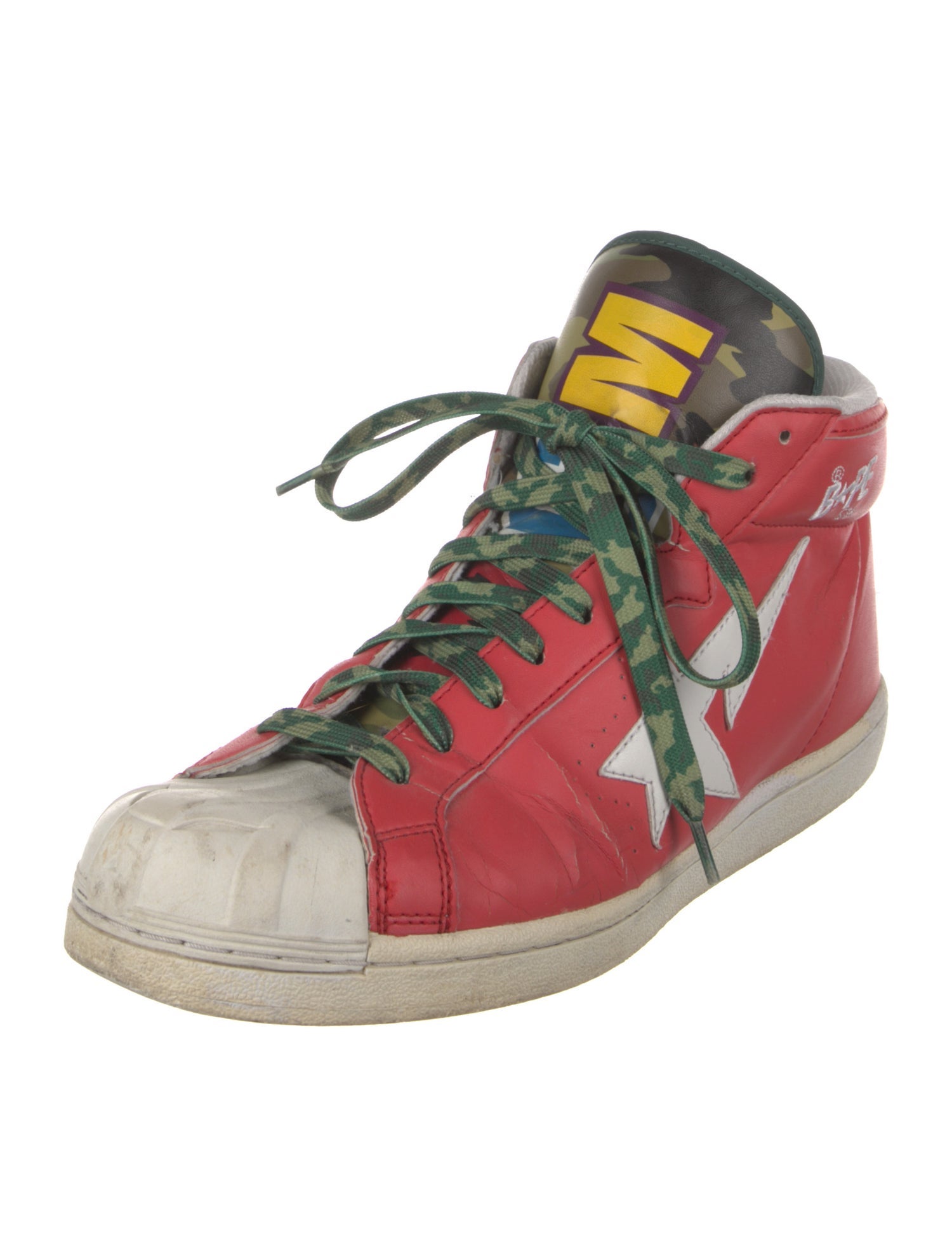 A Bathing Ape Shark Skull Sta Hi Sneakers