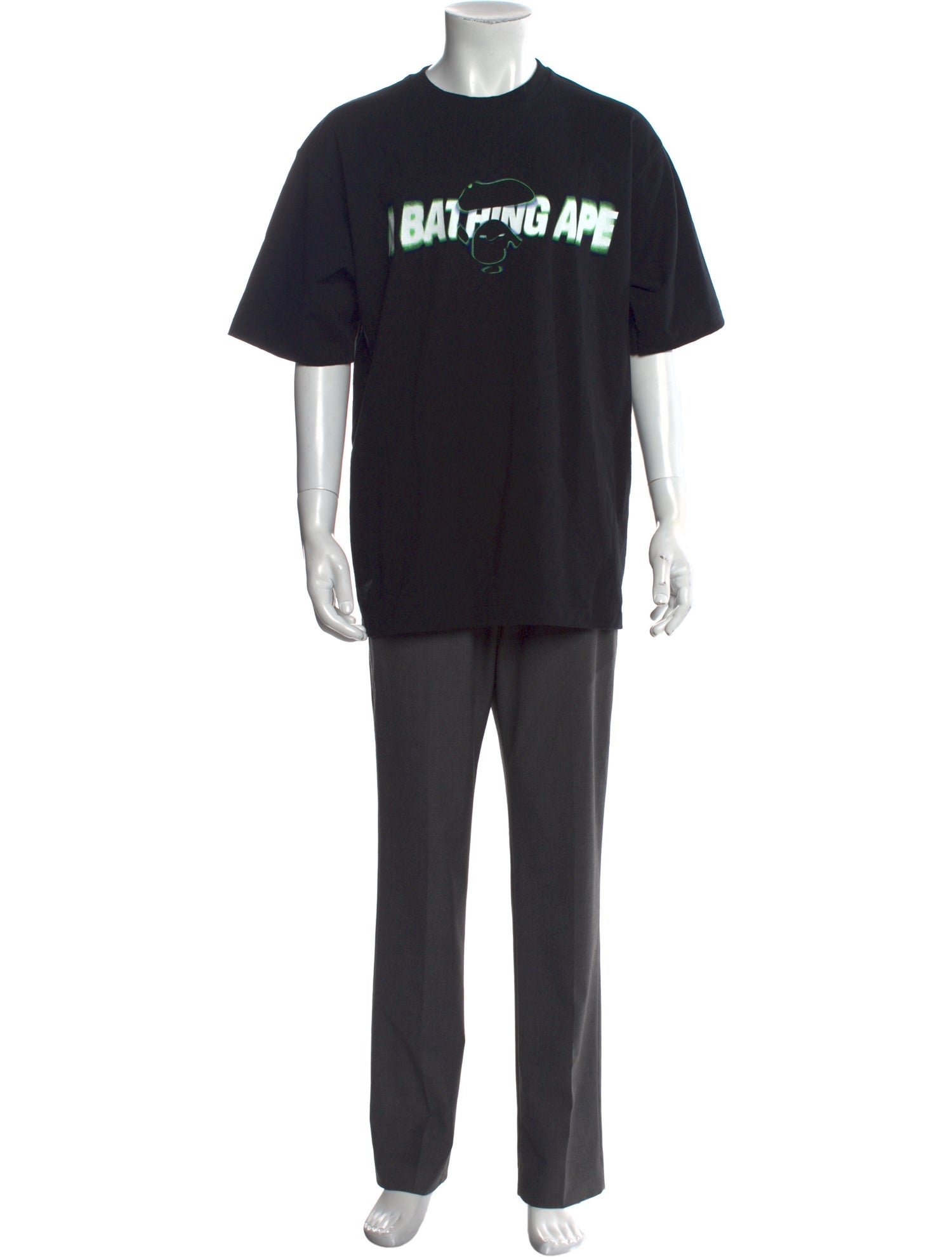 A Bathing Ape Graphic Print Crew Neck T-Shirt