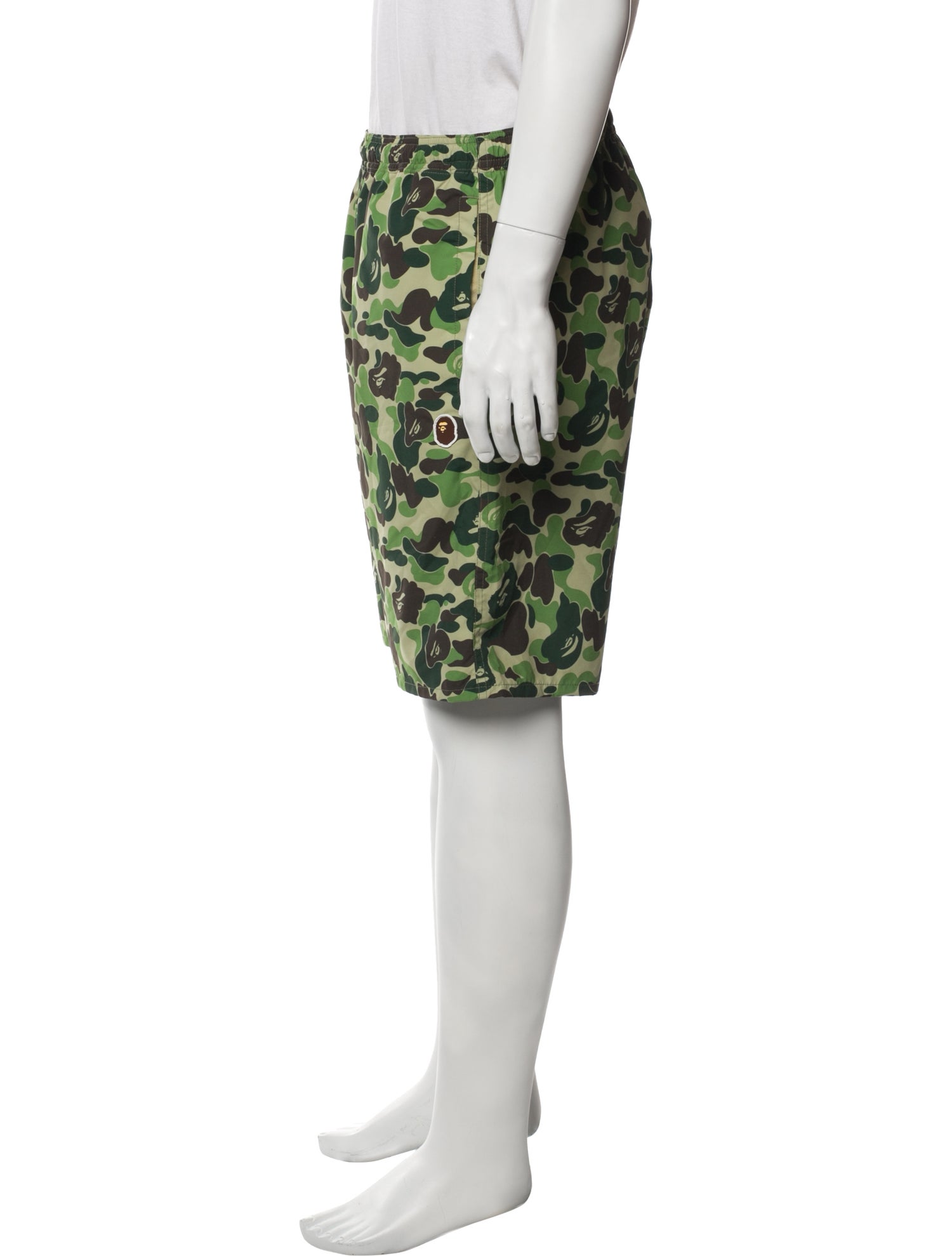 A Bathing Ape ABC Camo Printed Swim Trunks
