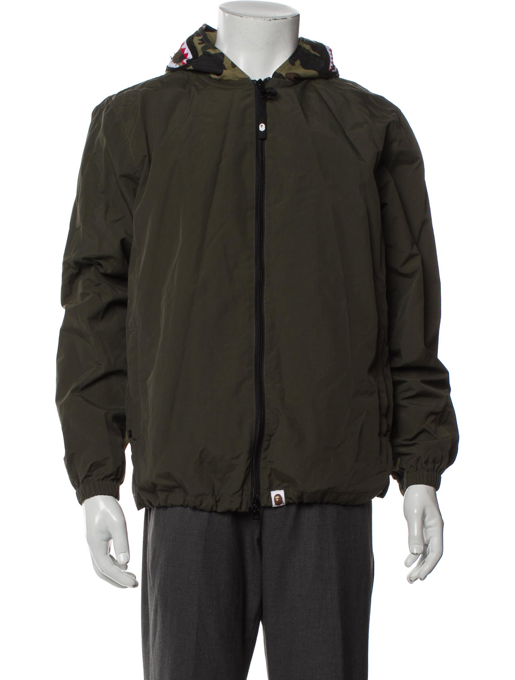 A Bathing Ape Camo Shark Windbreaker