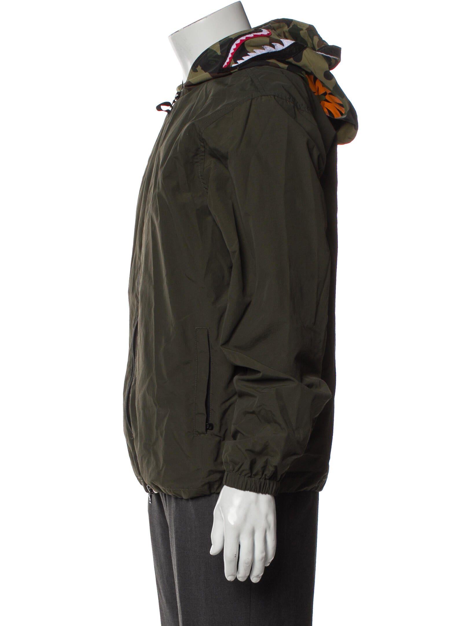 A Bathing Ape Camo Shark Windbreaker