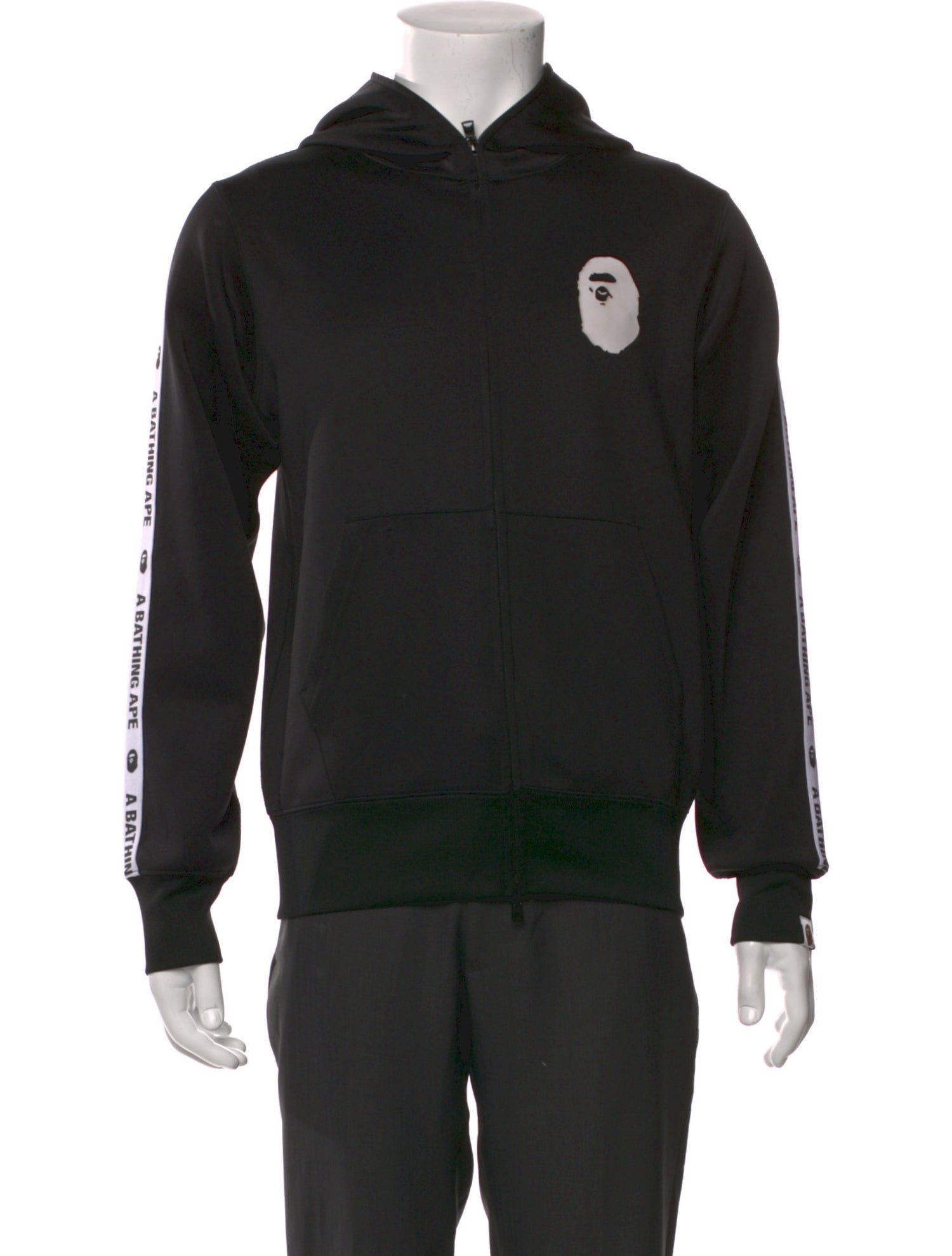 A Bathing Ape Graphic Print Crew Neck Hoodie
