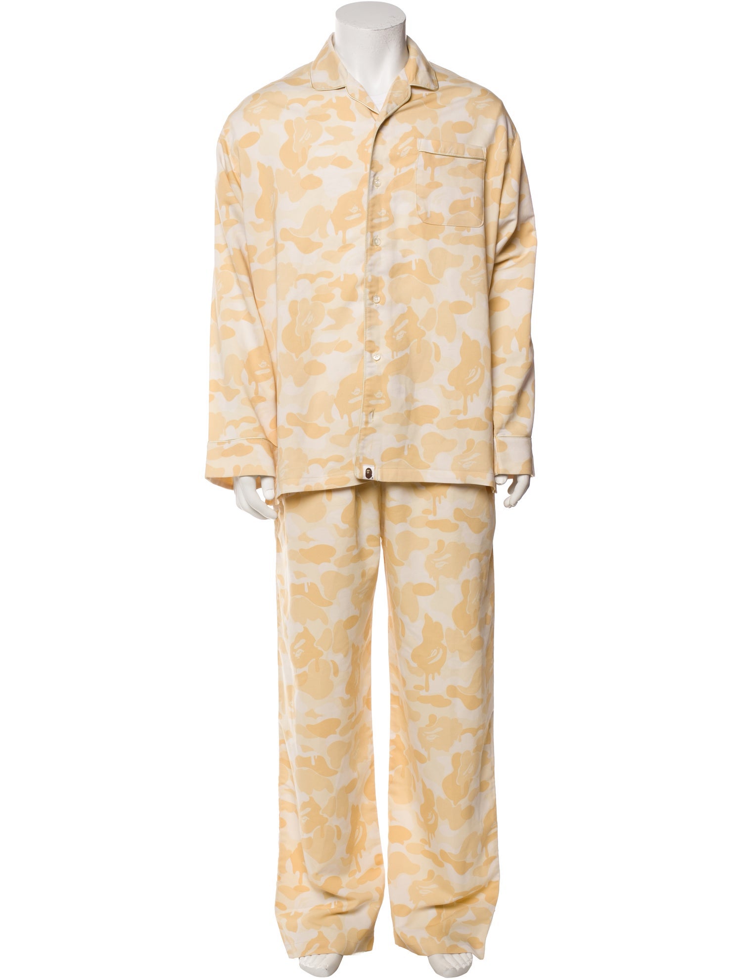 A Bathing Ape Valentine Chocolate Camo Pajamas Camouflage Print Pajama Set