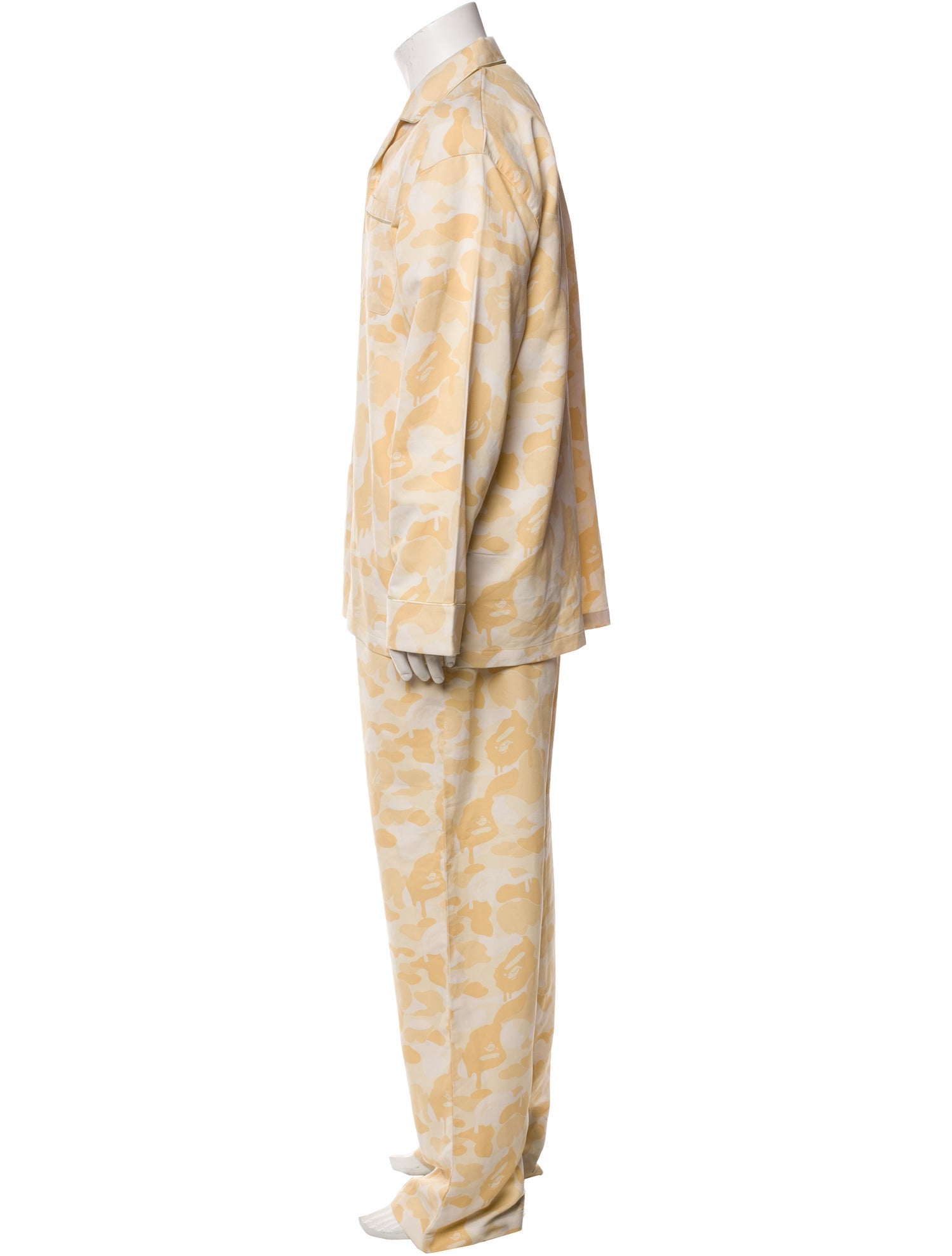 A Bathing Ape Valentine Chocolate Camo Pajamas Camouflage Print Pajama Set