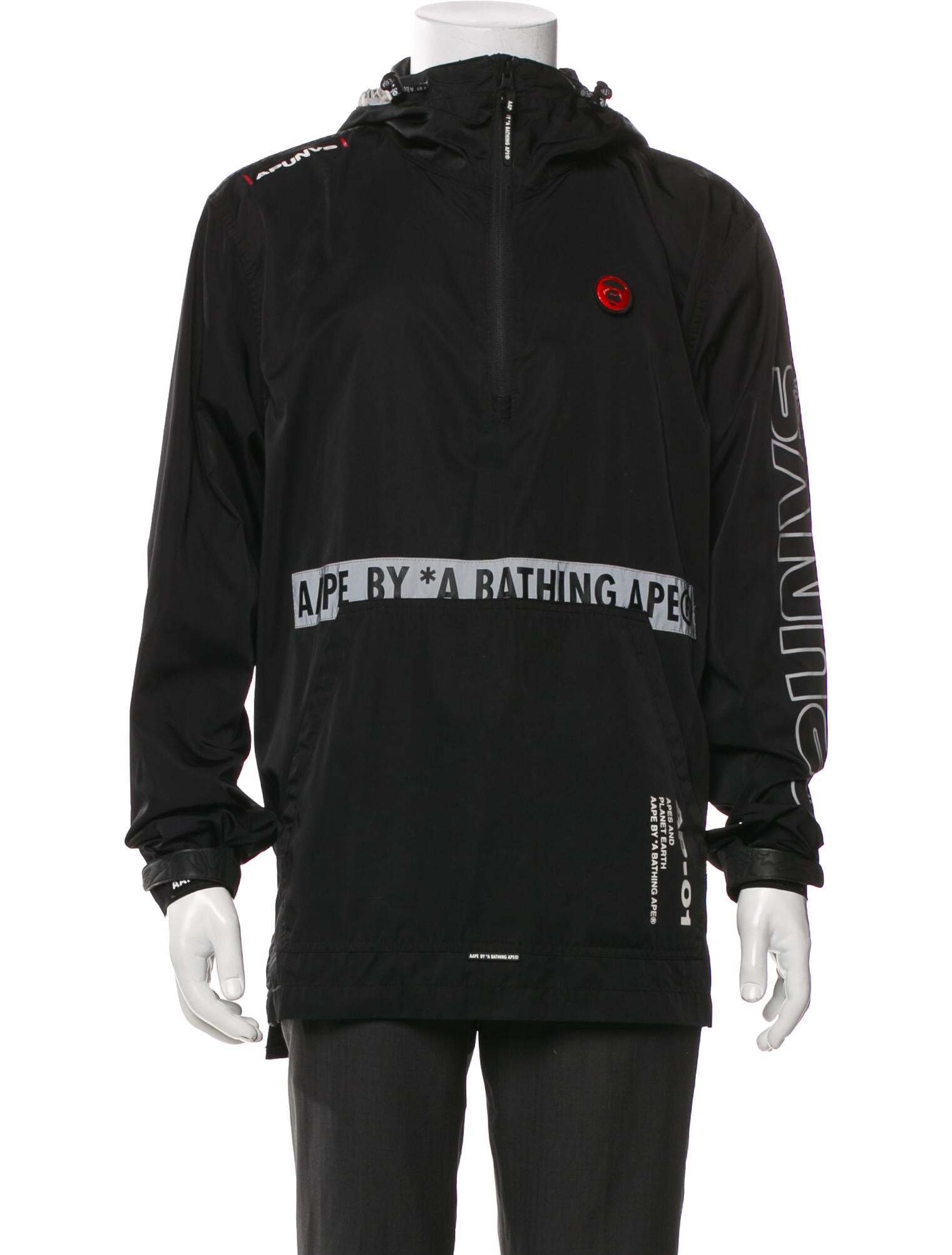 A Bathing Ape Graphic Print Windbreaker
