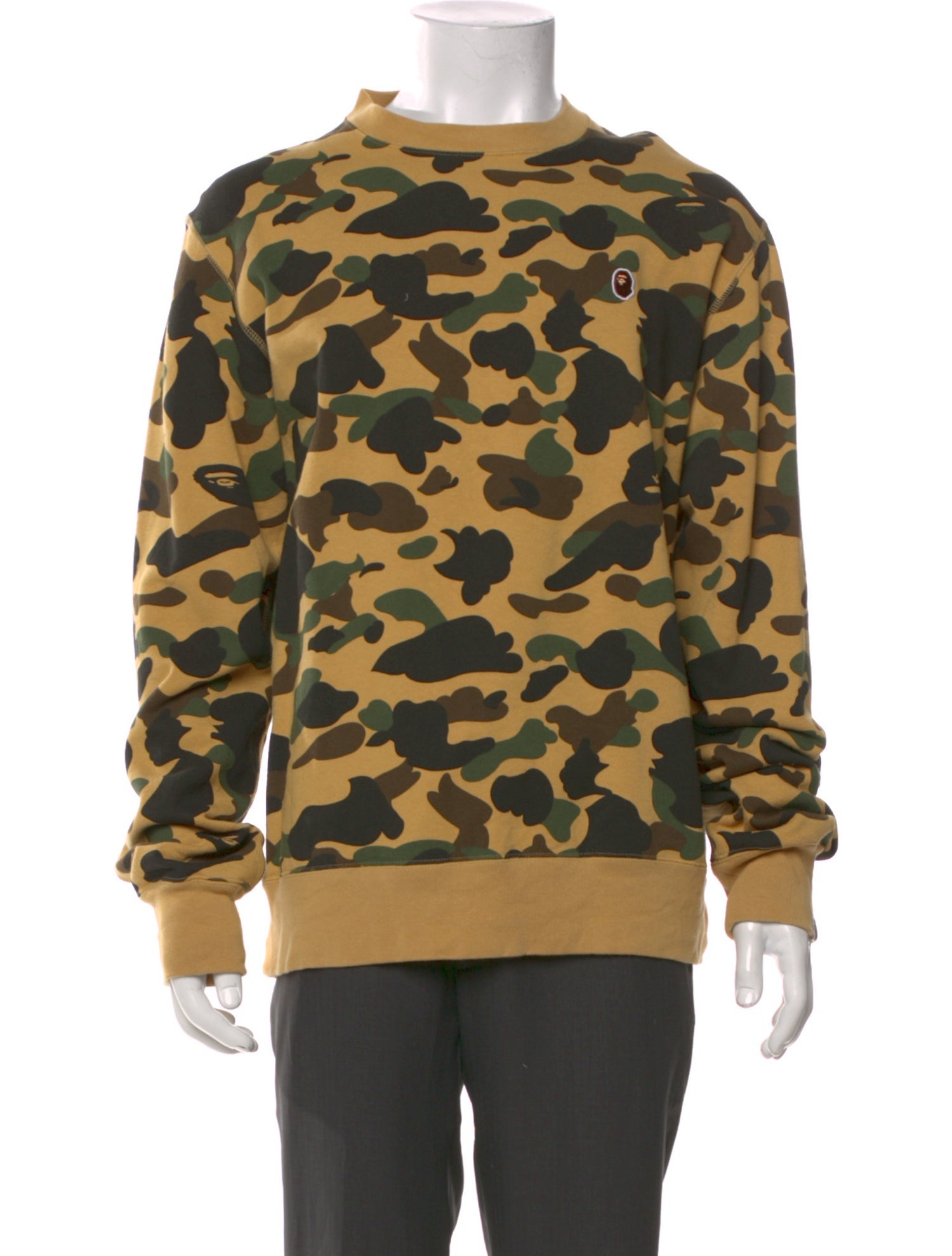 A Bathing Ape Camo Camouflage Print Sweatshirt