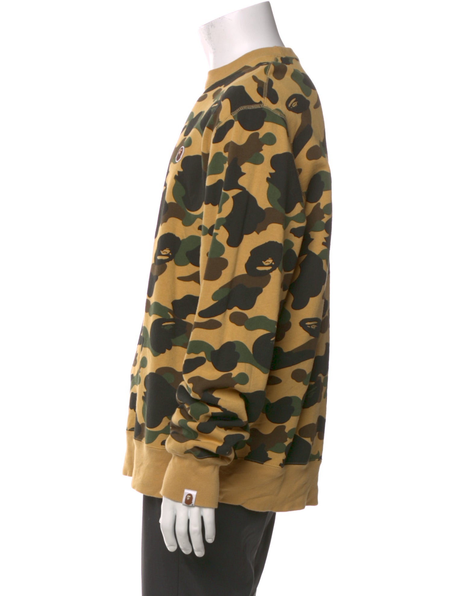 A Bathing Ape Camo Camouflage Print Sweatshirt