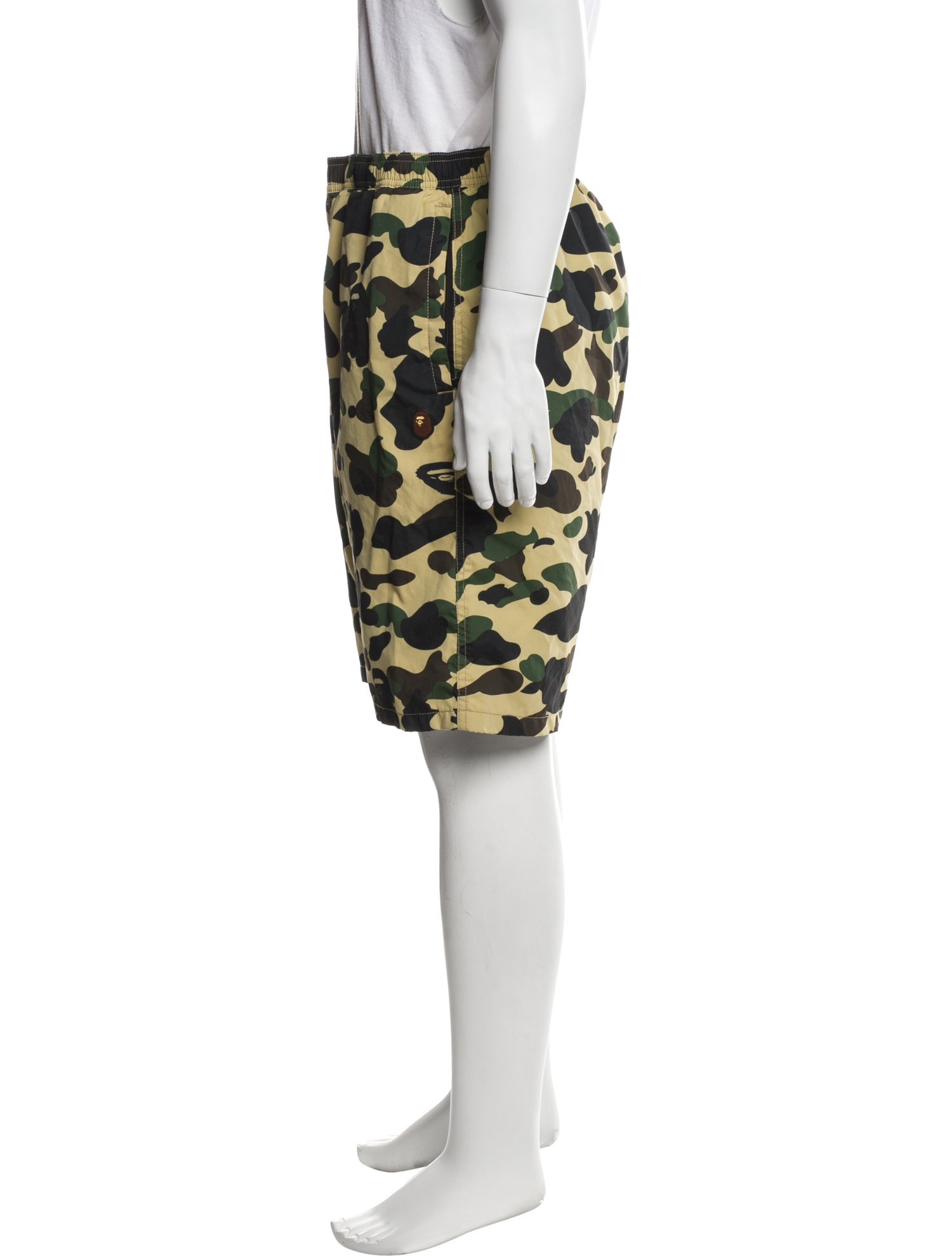 A Bathing Ape Camo Camouflage Print Swim Trunks