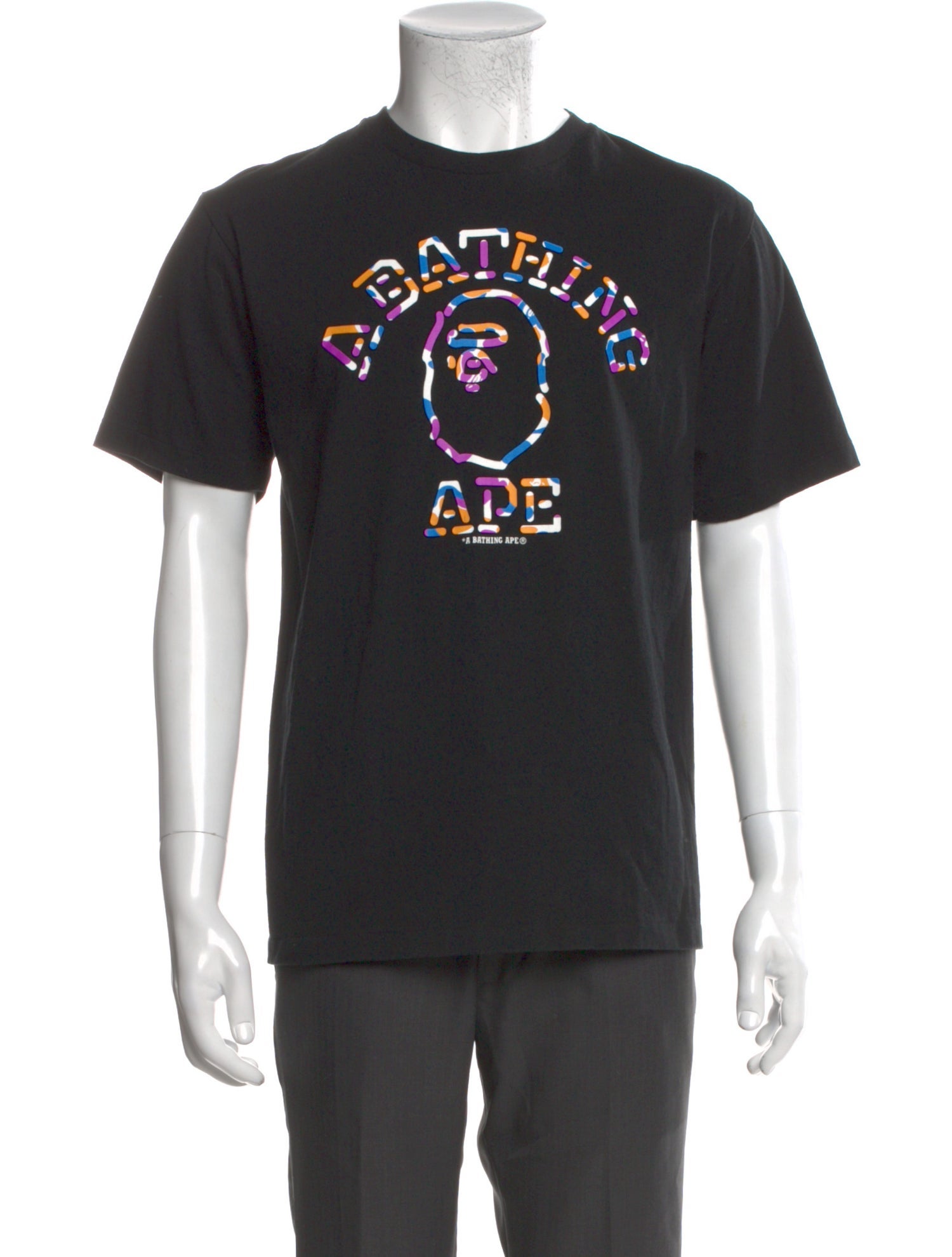 A Bathing Ape Graphic Print Crew Neck T-Shirt