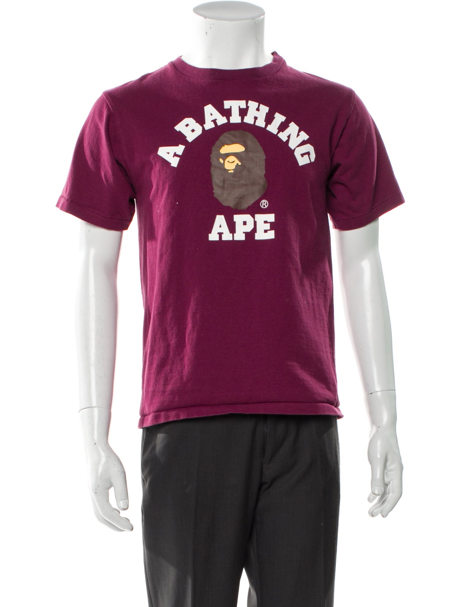 A Bathing Ape College Graphic Print T-Shirt