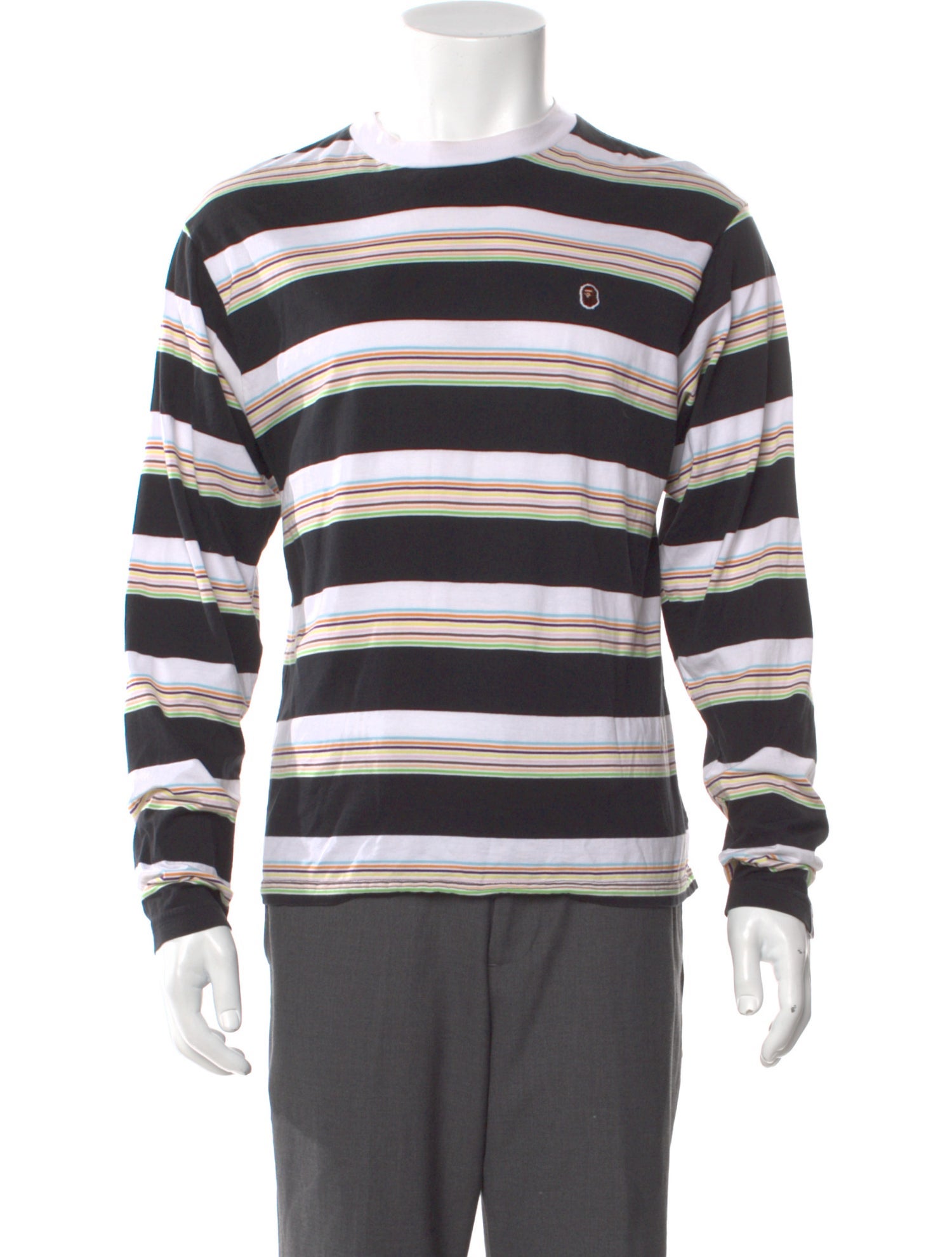 A Bathing Ape Stripe Striped Henley