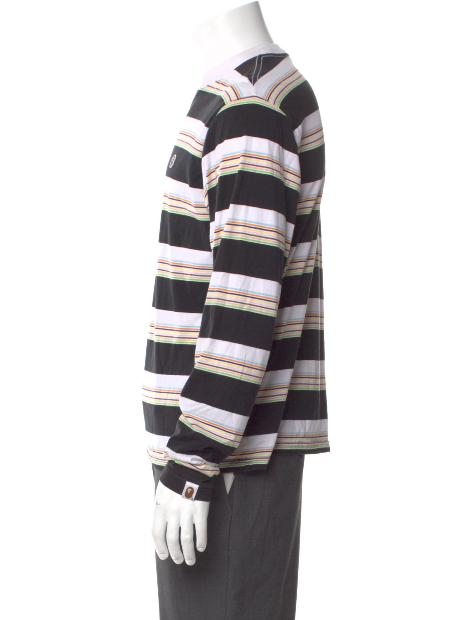 A Bathing Ape Stripe Striped Henley